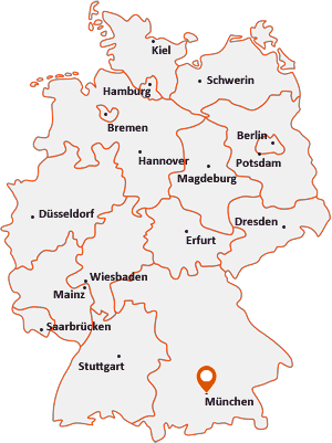 Wo liegt München