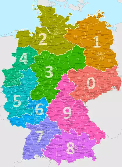 Postleitzahlenübersicht